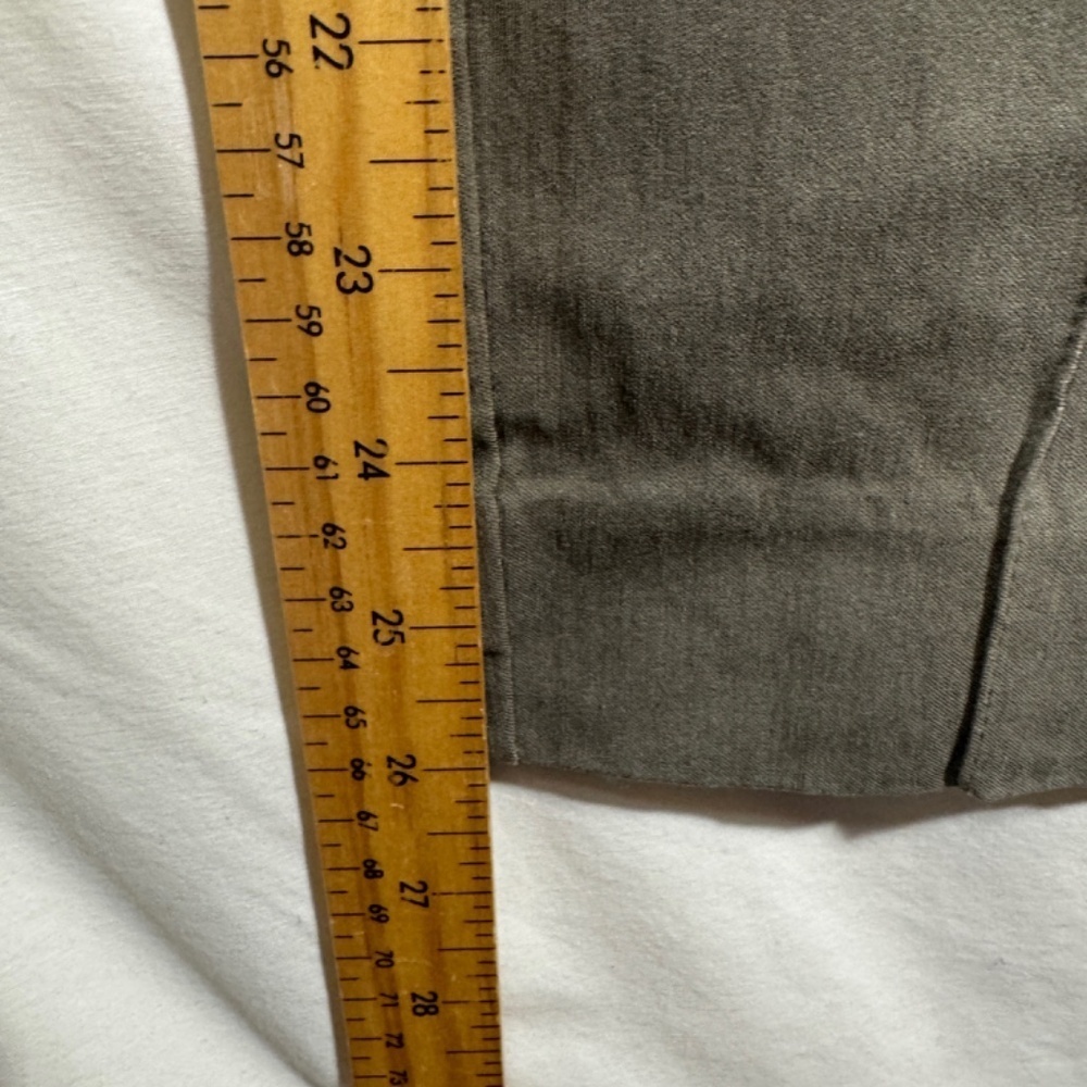 Dalia Womens Trouser Pants Size 8 Grey Slim Ankle Academia Preppy Stretch MidRis - Picture 5 of 9